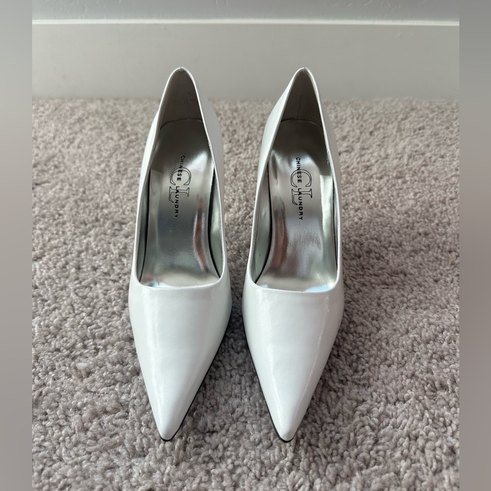 Chinese Laundry Classic White Heels